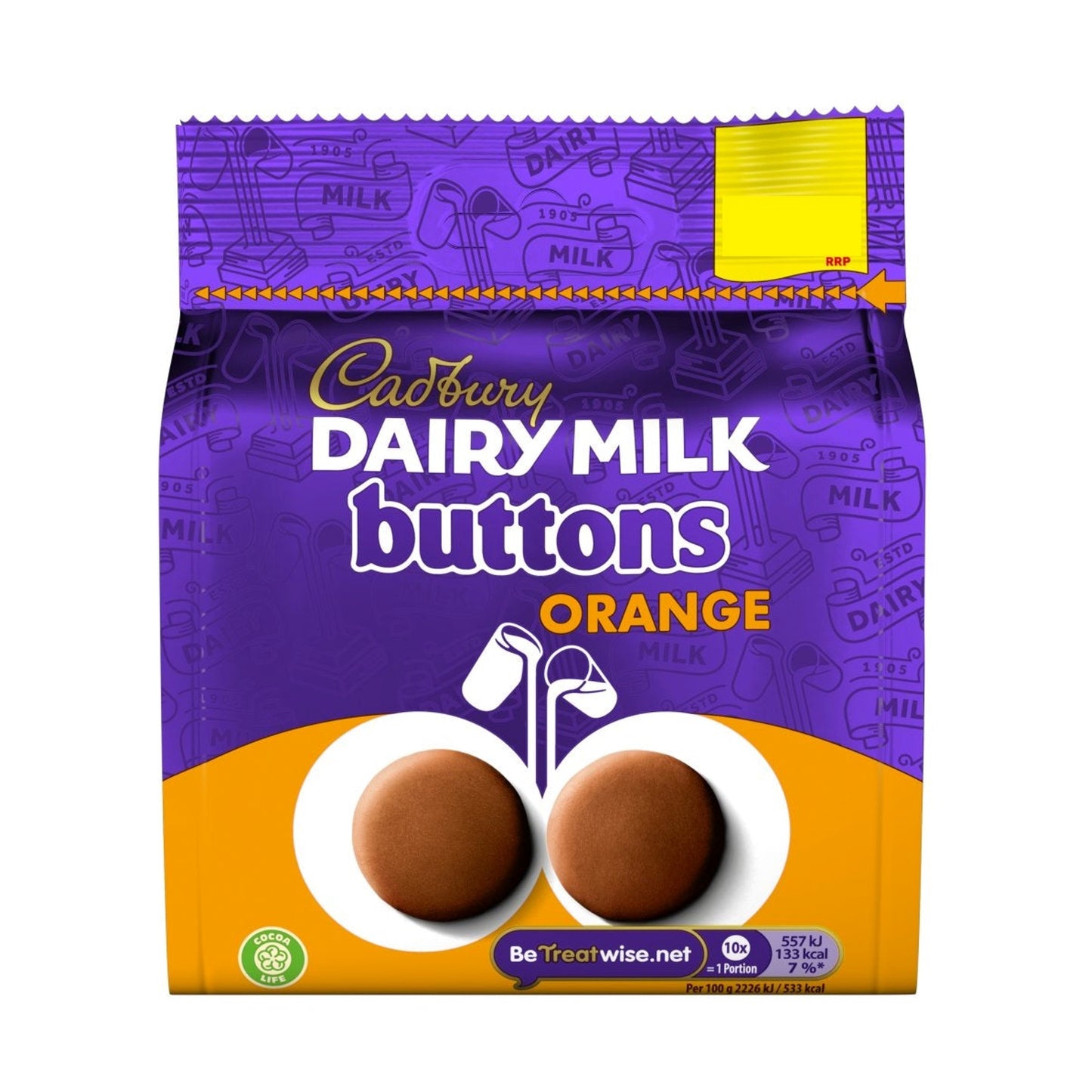 Cadbury Buttons Orange 85g UNITED KINGDOM