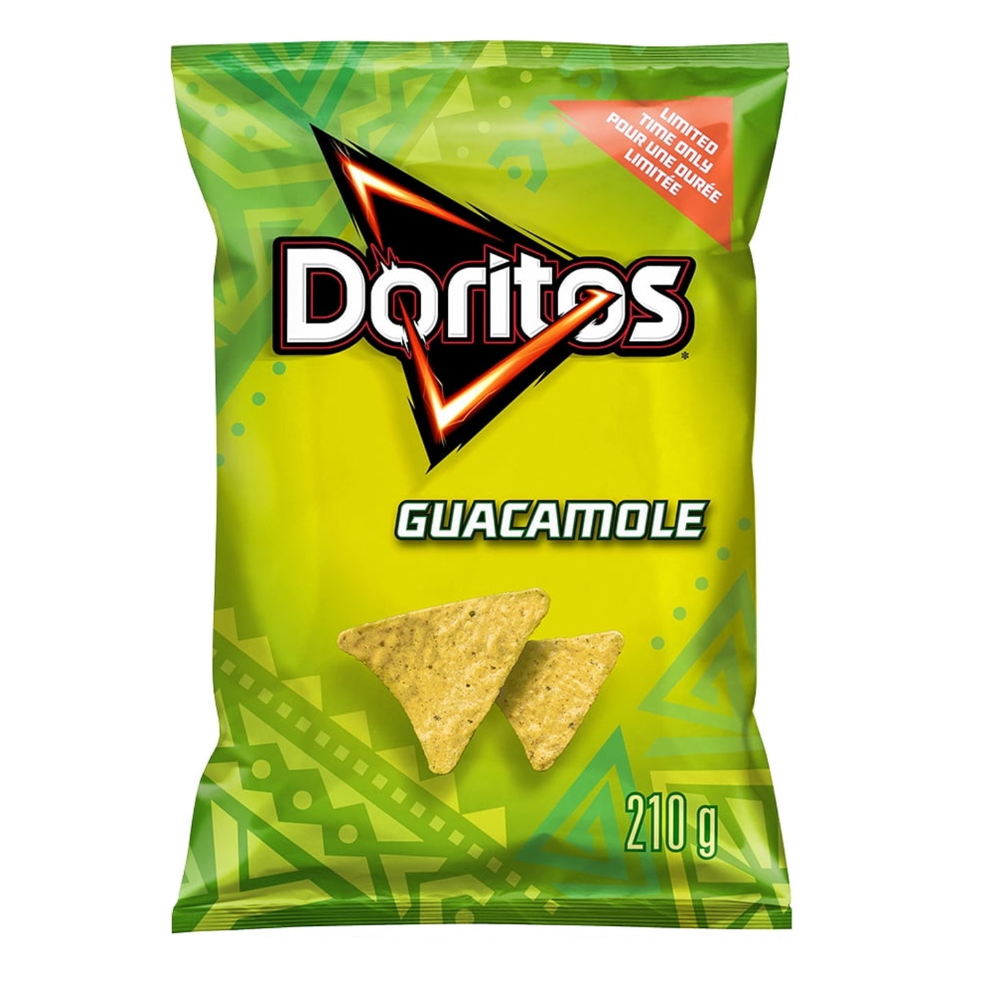 Doritos Guacamole tortilla chips 210g CANADA