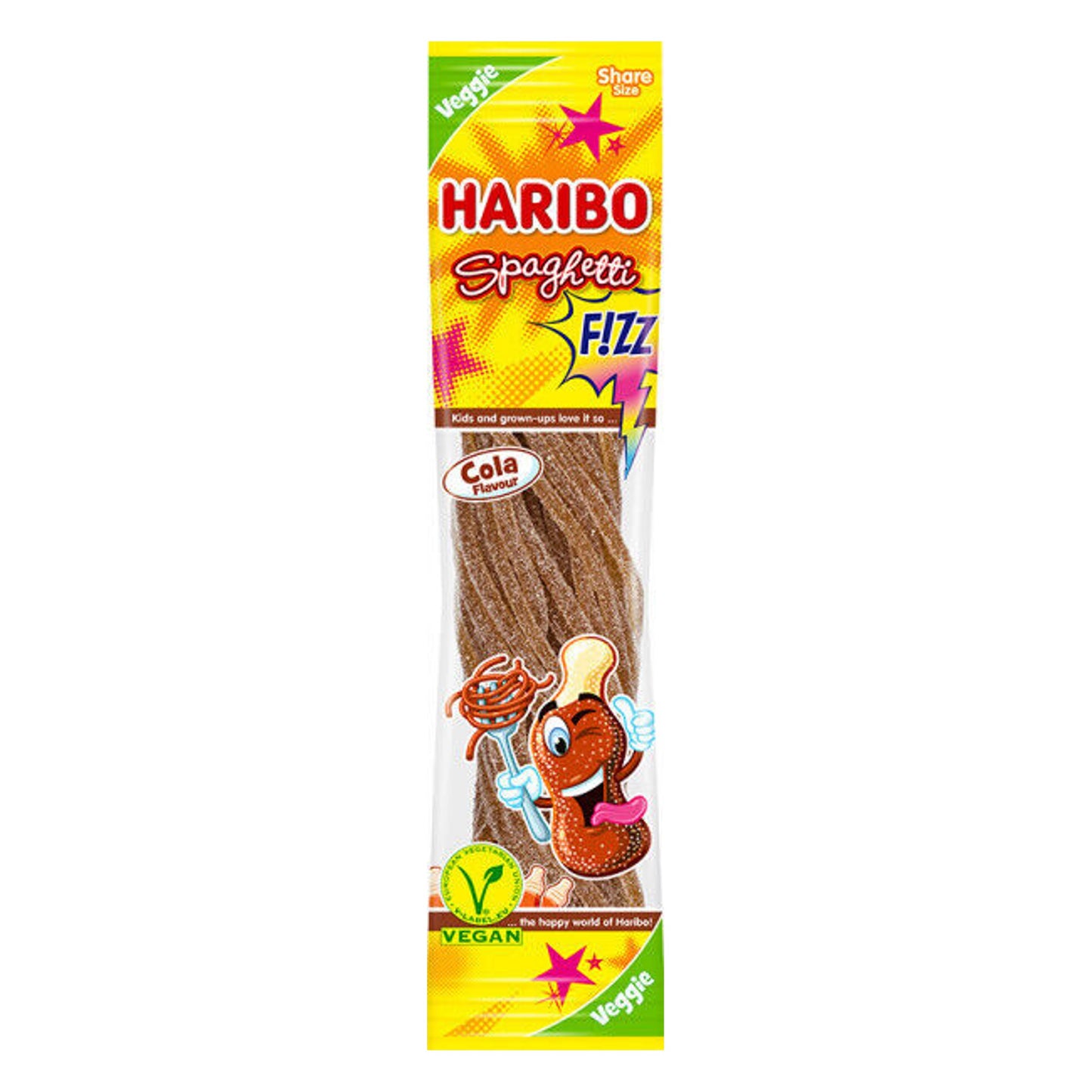 Haribo Spaghetti fizz happy cola 200g GERMANY