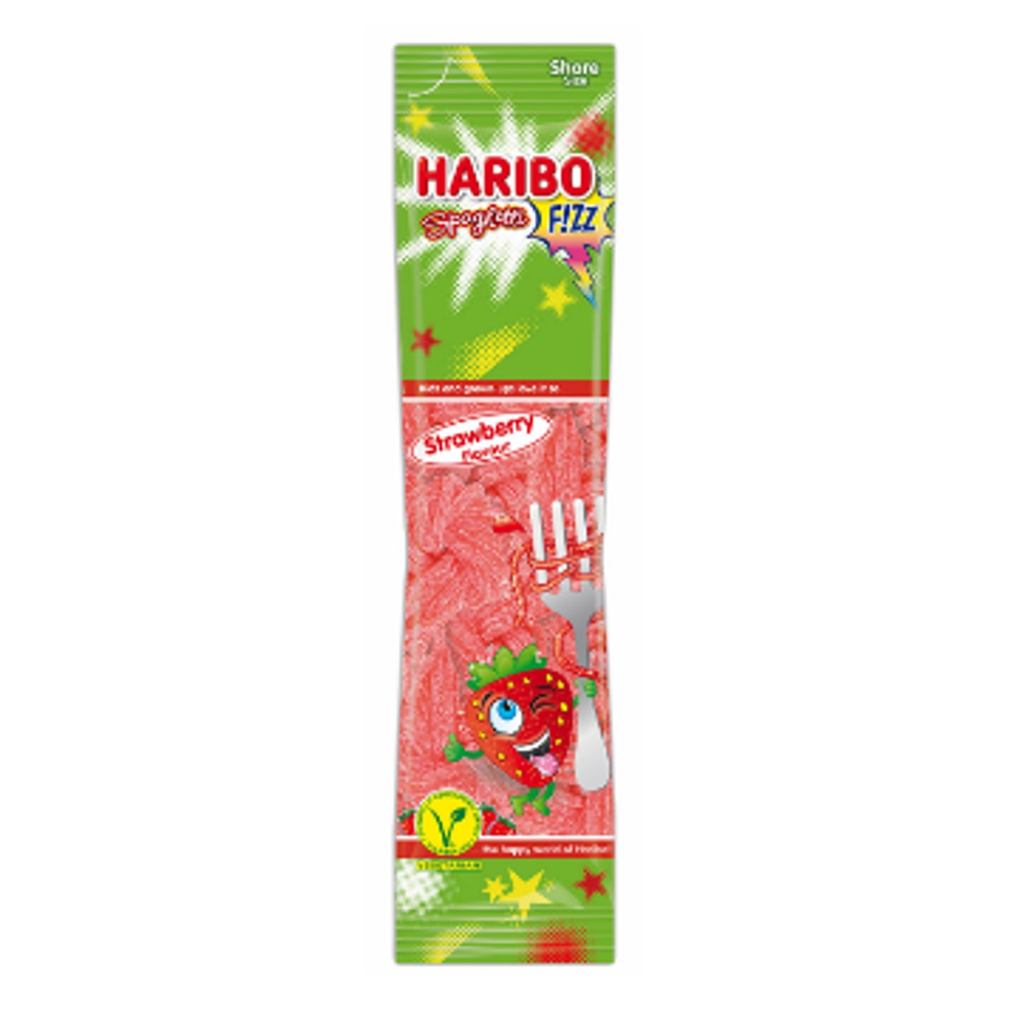 Haribo Spaghetti fizz strawberry 200g GERMANY
