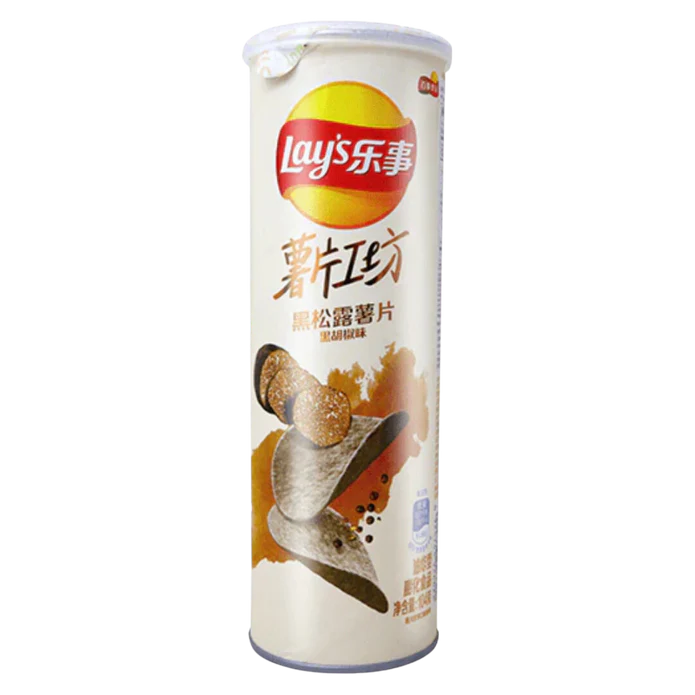 Lays Stax Black pepper truffle 104g - CHINA