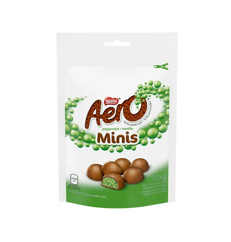 AERO Peppermint Milk Chocolate Minis 135 g - Canada