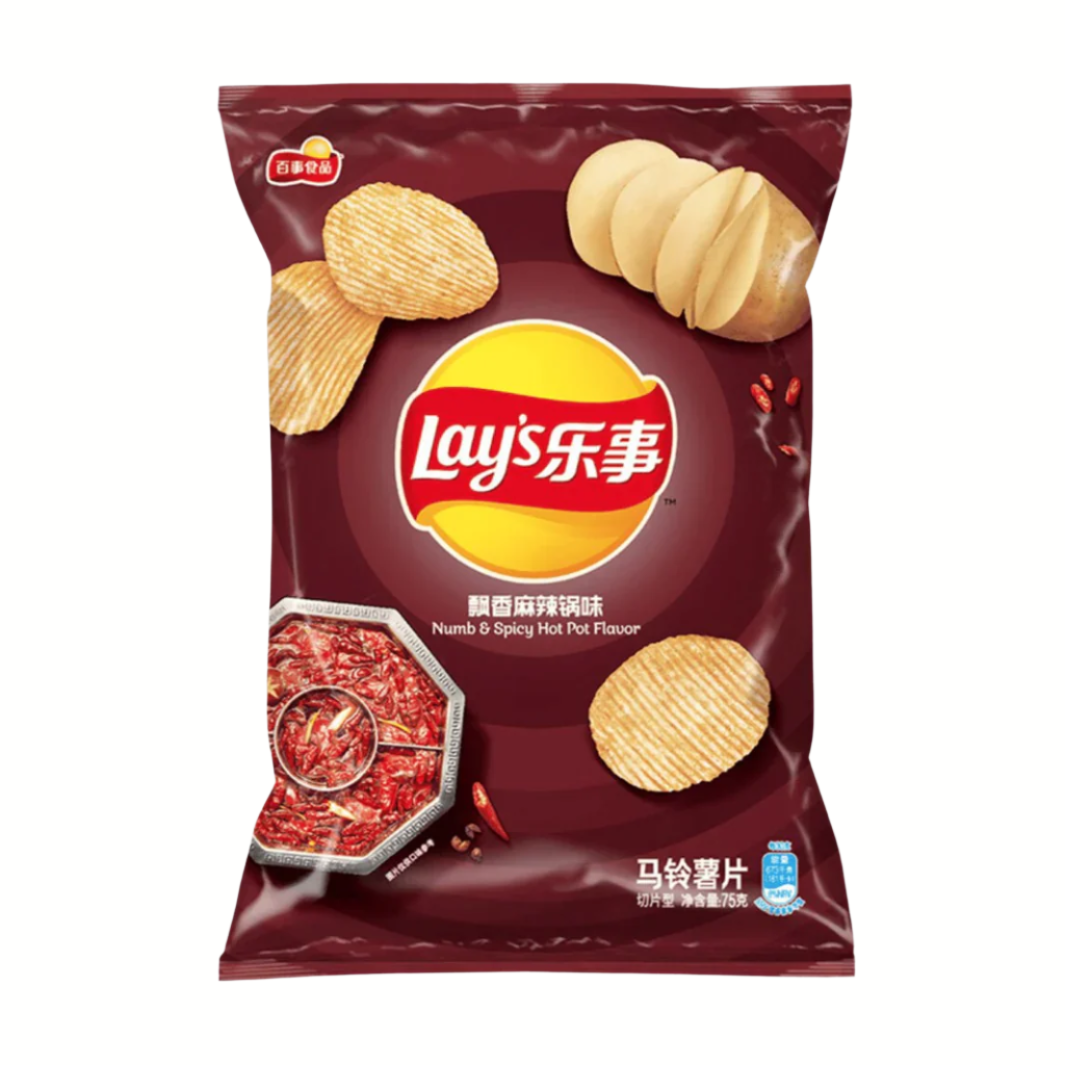 Lays Numb and Spicy - 70g CHINA