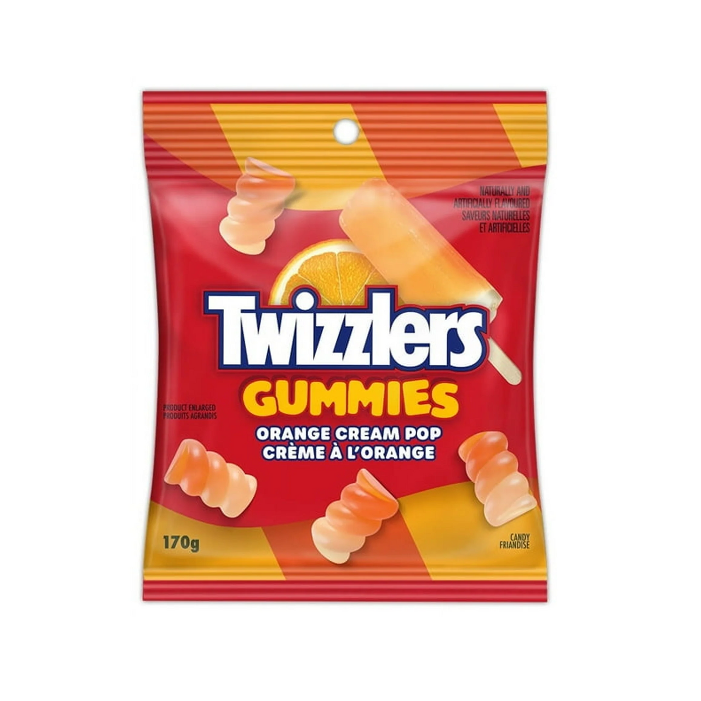 Twizzlers Orange Creme Pop 170g - Canada