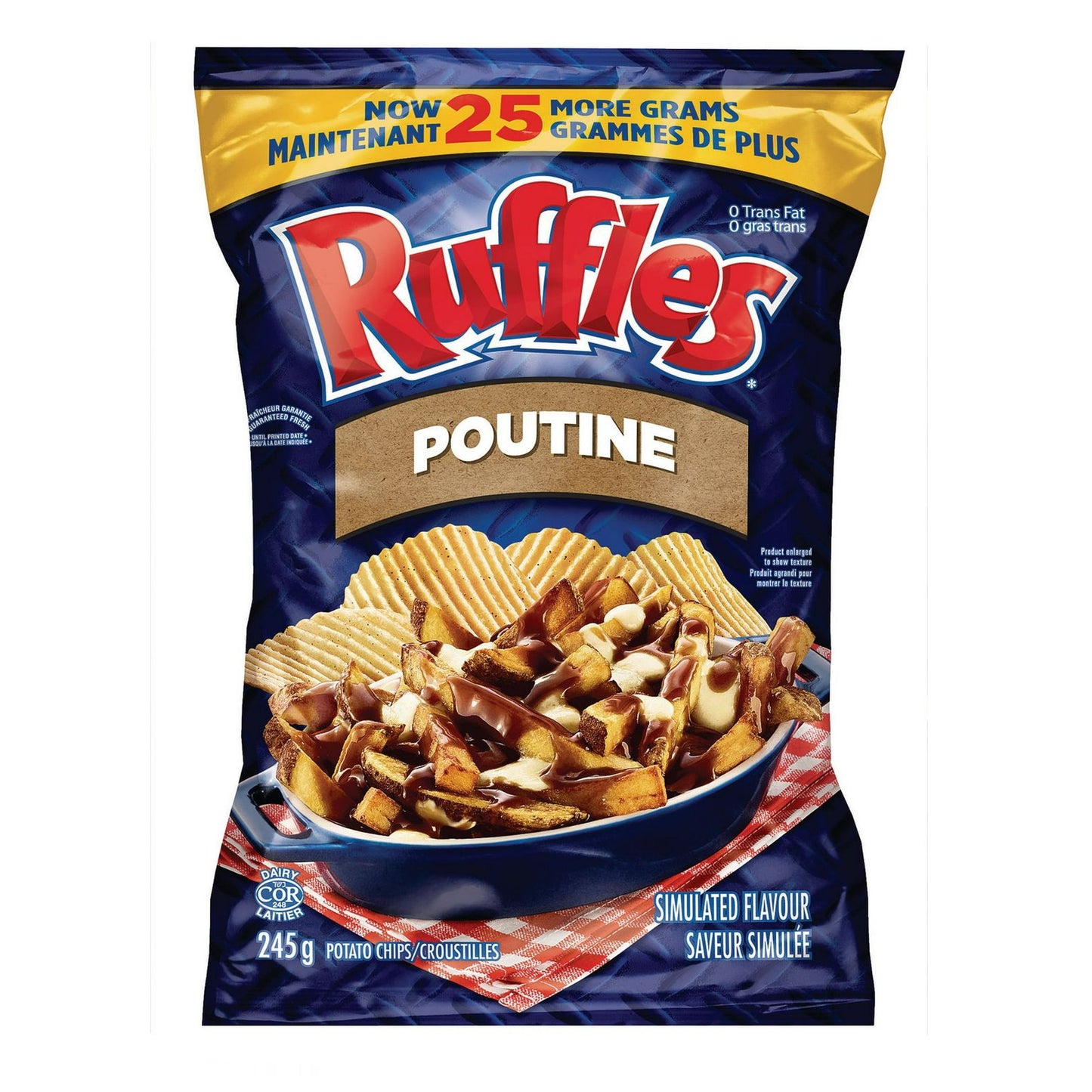 Ruffles Poutine potato Chips 245g CANADA