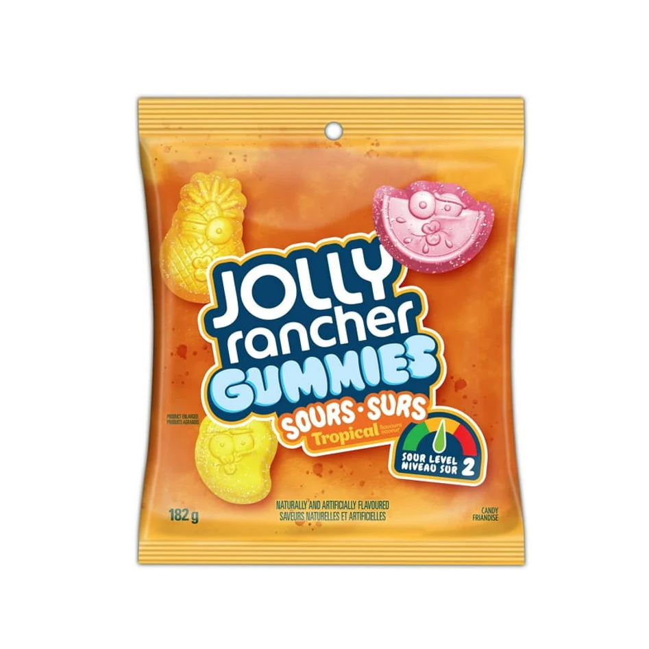 Jolly Rancher Sour Tropical 182g - Canada
