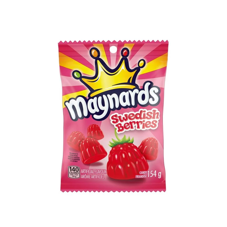 Maynards Swedish berries 154g - Canada
