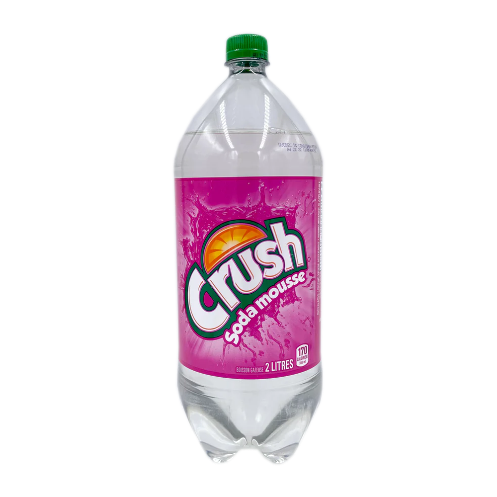 Crush Cream Soda Clear 2 Liters- Canada