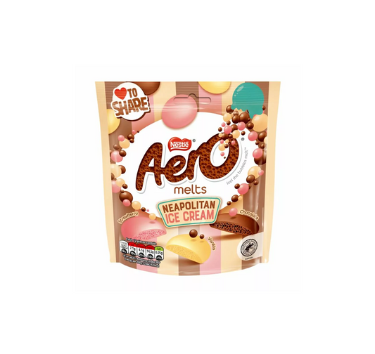 Nestle Aero Melts Neapolitan Ice Cream 86g  - UK