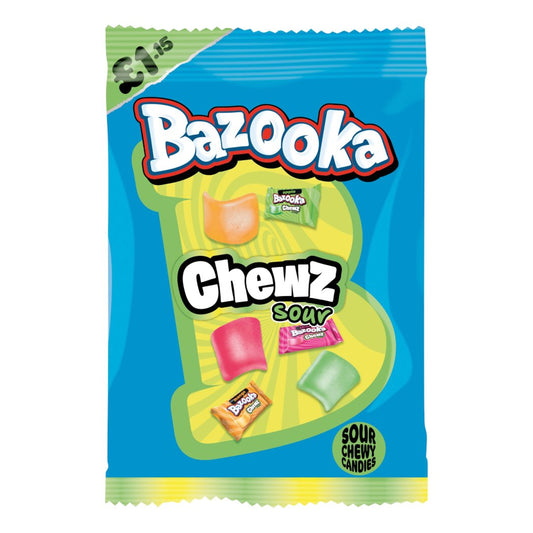 Bazooka chewz sour 120g UNITED KINGDOM
