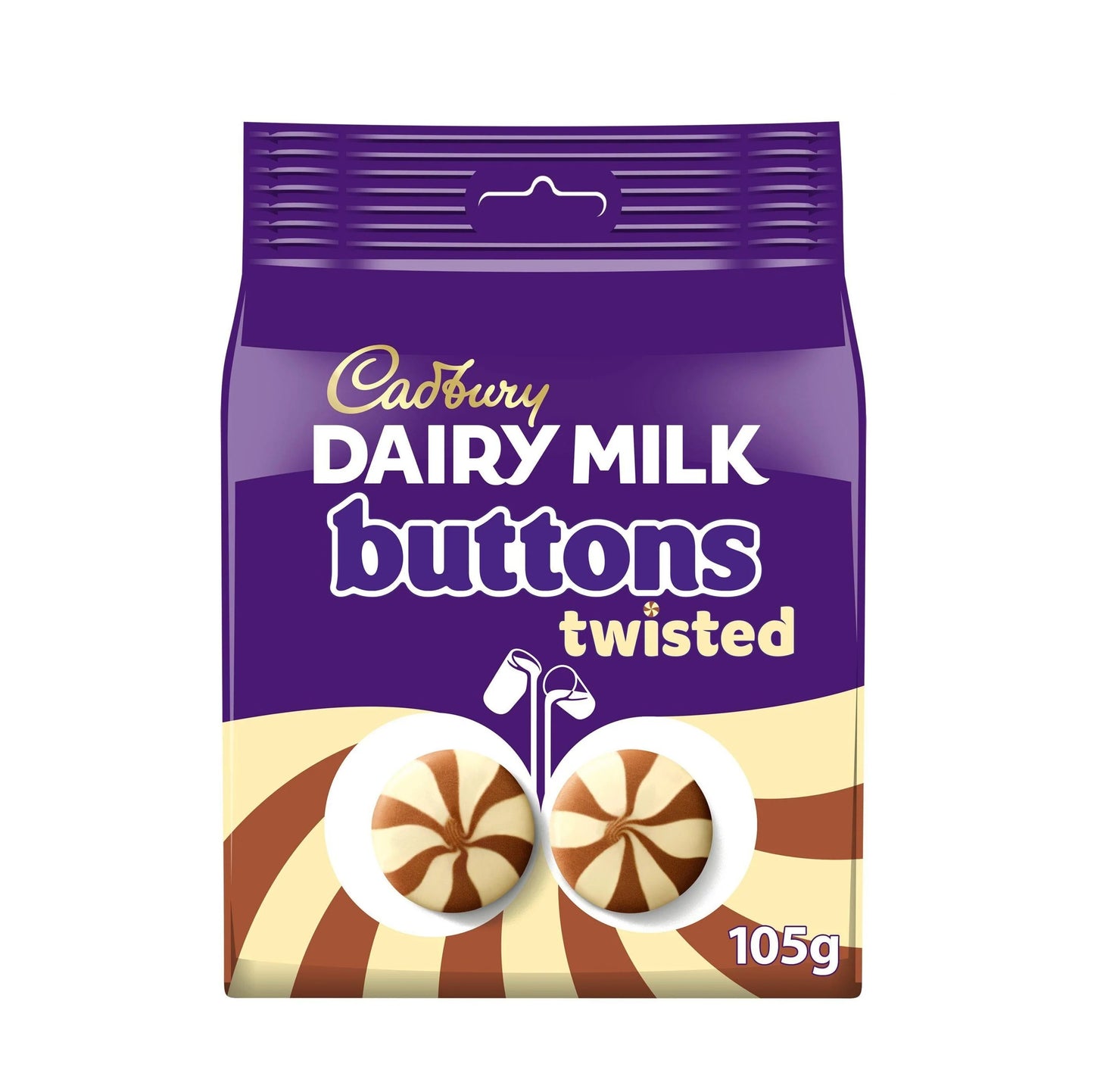 Cadbury Dairy Milk Buttons twisted chocolate 100g UNITED KINGDOM (FDA APPROVED)