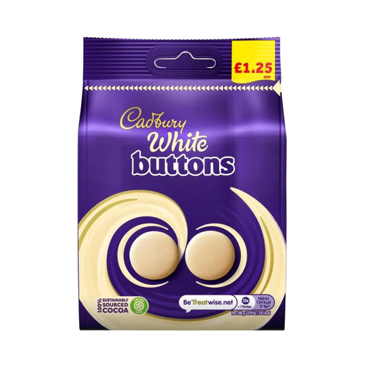 Cadbury White Buttons 85g UNITED KINGDOM