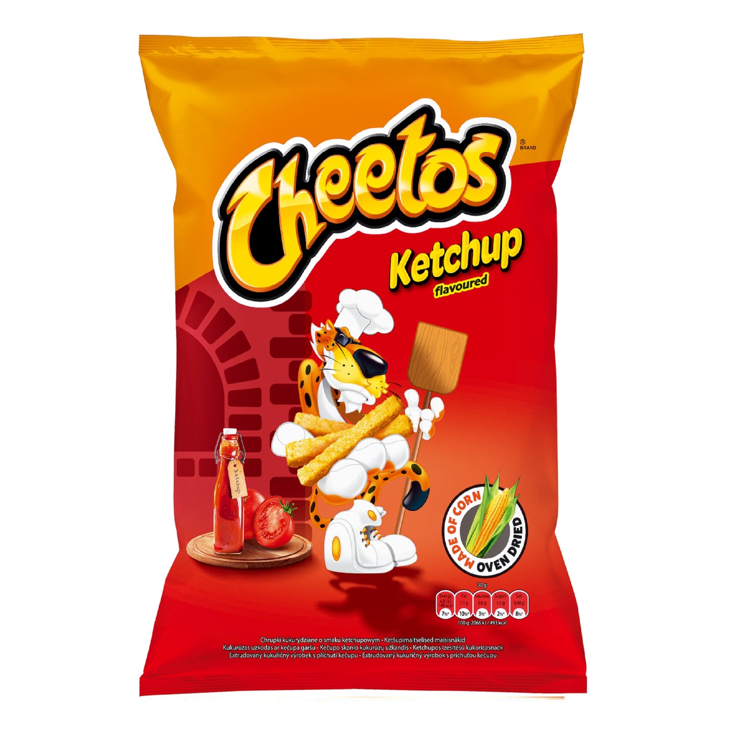 Cheetos Ketchup puffs 70g Poland (FDA APPROVED)
