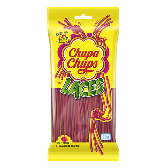 Chupa Chups Laces strawberry candy 90g UNITED KINGDOM
