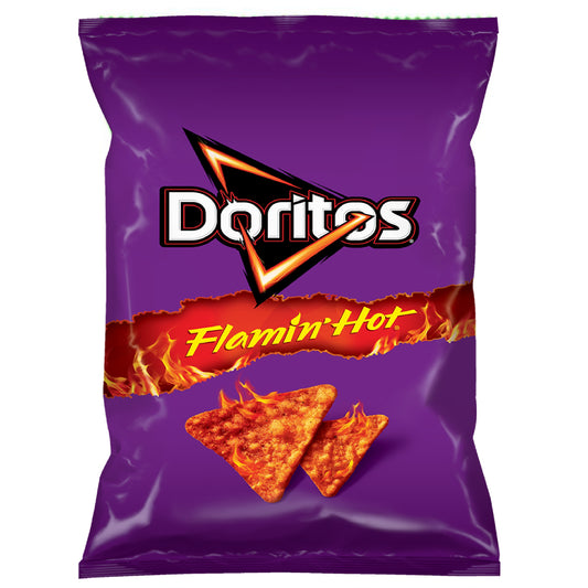 Doritos Flamin' Hot tortilla chips 70g POLAND (FDA APPROVED)