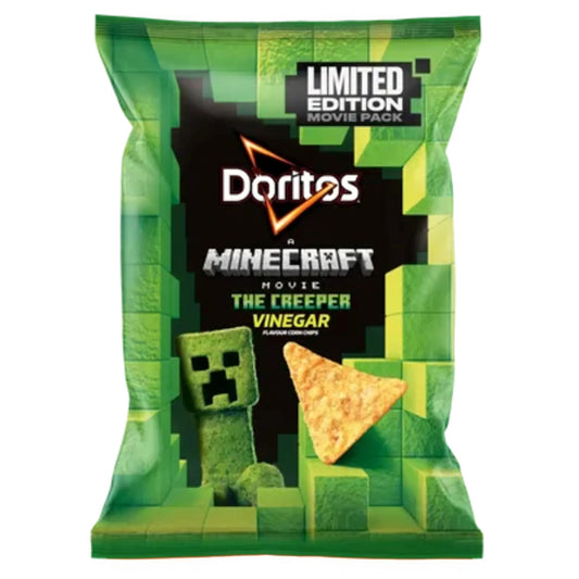 Doritos Minecraft the Creeper Vinegar tortilla chips 180g UNITED KINGDOM