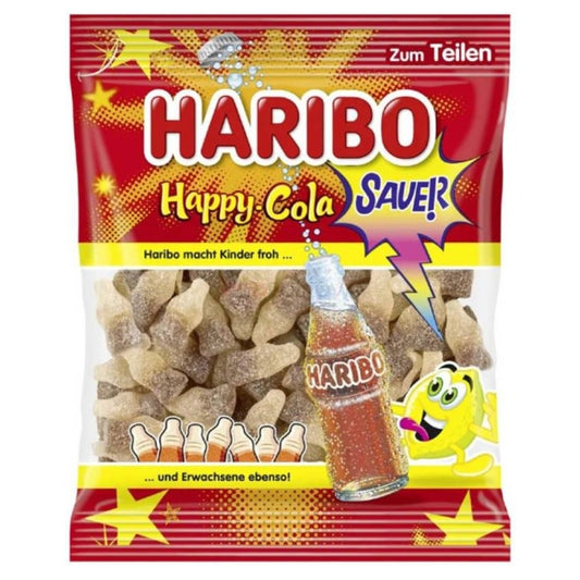 Haribo Happy Cola Sour Lemon 175g GERMANY
