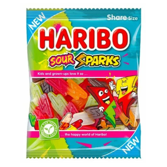 Haribo Sour Sparks 160g UNITED KINGDOM