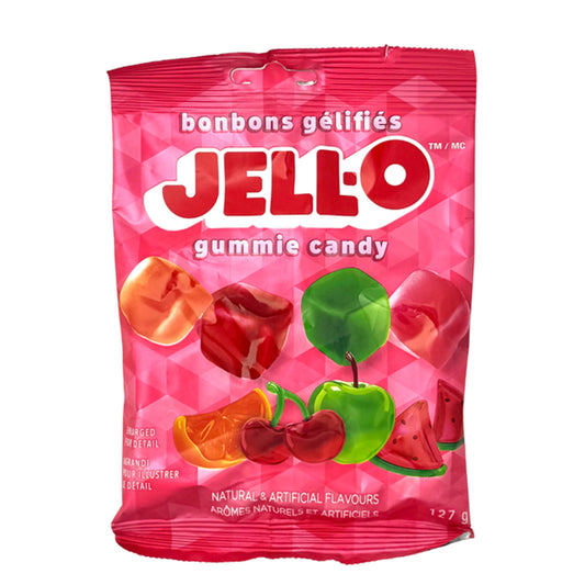 Jell-O gummie candy 127g CANADA