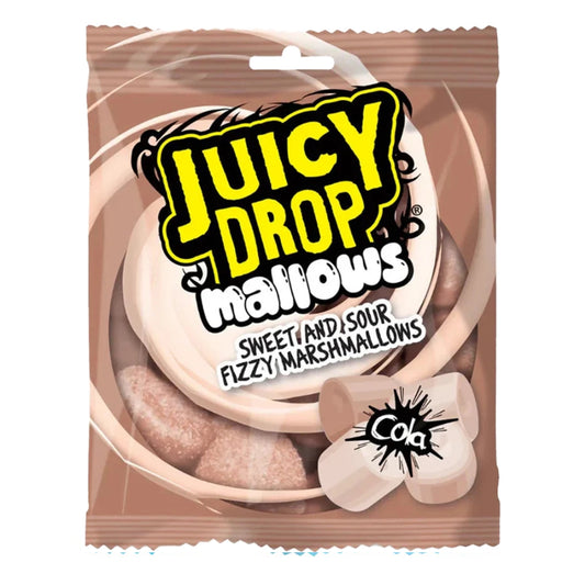Juicy Drop mallows sweet and sour fizzy marshmallows Cola 100g UNITED KINGDOM (FDA APPROVED)