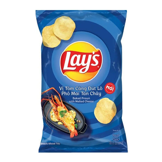 Lay's Baked Prawn with Melted Cheese Flavor potato chips 90g VIETNAM (FDA APPROVED)
