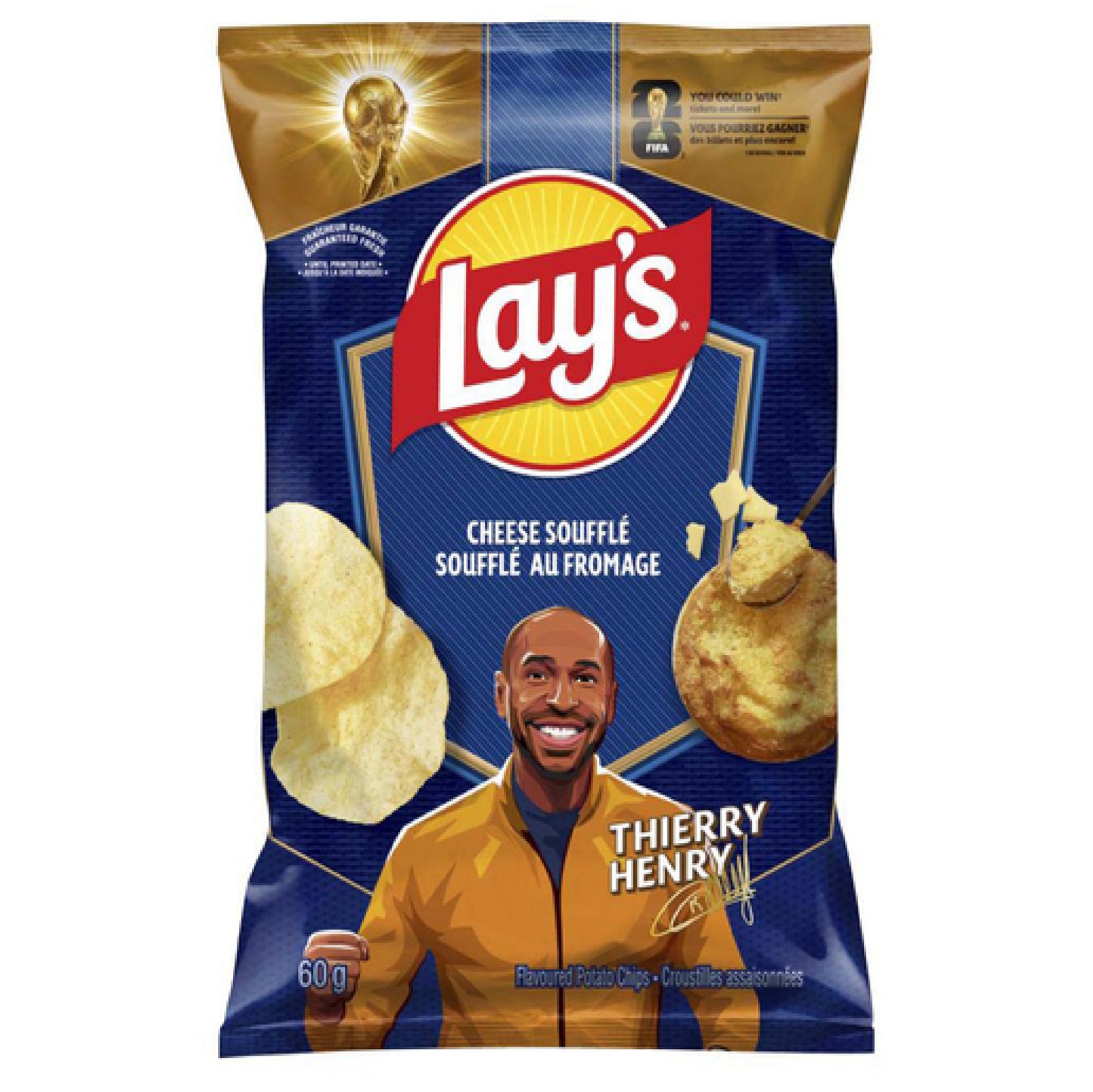 Lay's Cheese souffle potato chips potato chips 60g CANADA (FDA APPROVED)