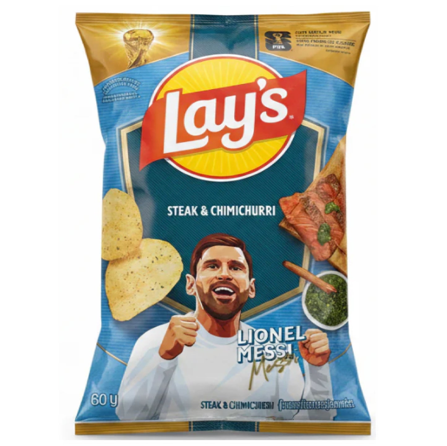 Lay's Steak & Chimichurri potato chips 60g CANADA (FDA APPROVED)