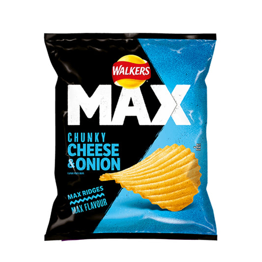 Lays-Walkers MAX Chunky cheese and onion Potato chips 70g UNITED KINGDOM