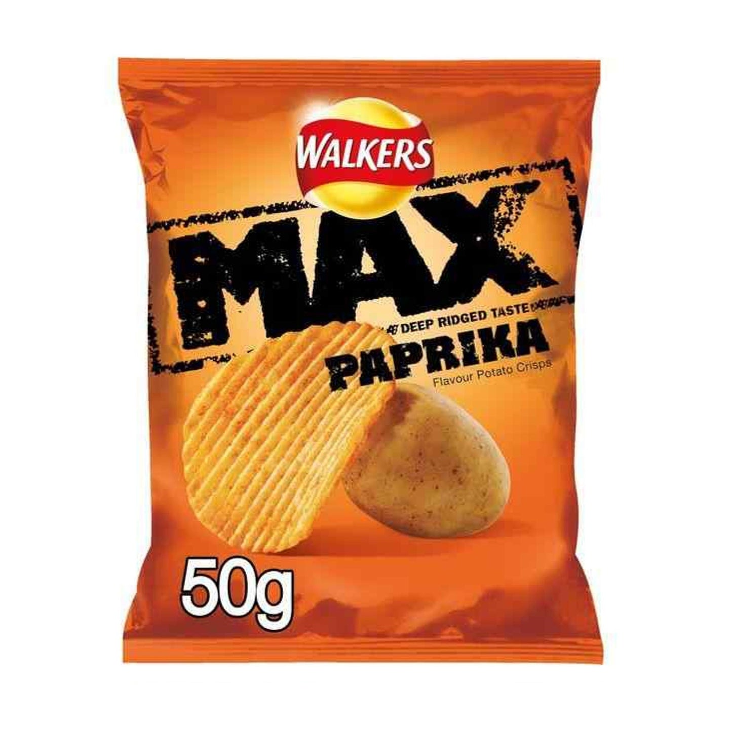 Lays-Walkers MAX Paprika 50g potato chips UNITED KINGDOM