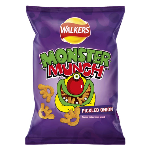 Lays-Walkers Monster Munch pickled onion 72g potato chips UNITED KINGDOM