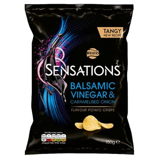 Lays-Walkers sensations balsamic vinegar and caramelised onion 150g UNITED KINGDOM