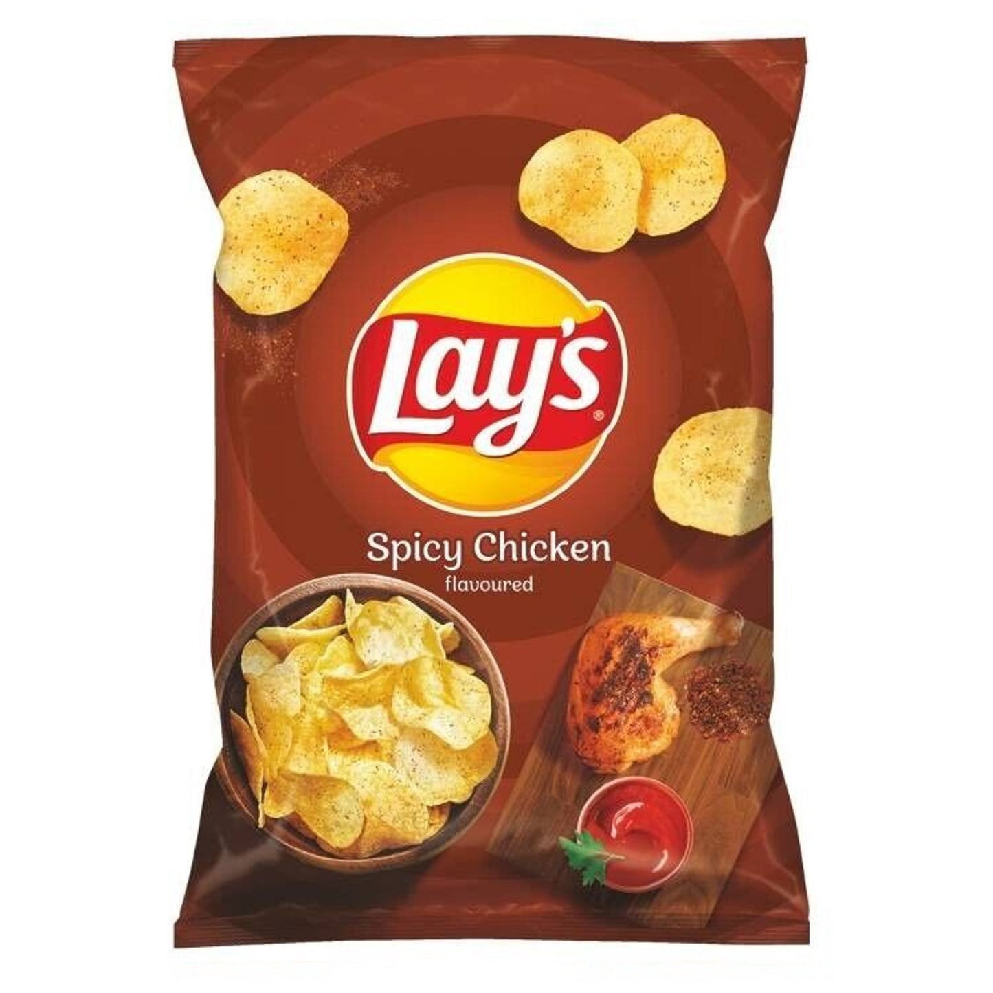 Lays Spicy chicken potato chips 130g POLAND