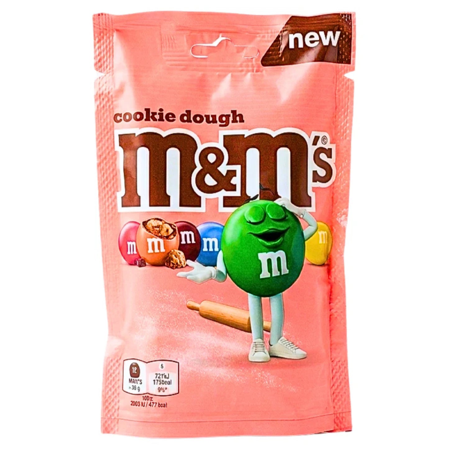 M&M's Cookie dough flavor Chocolate 102g UNITED KINGDOM (NOT FDA APPROVED)