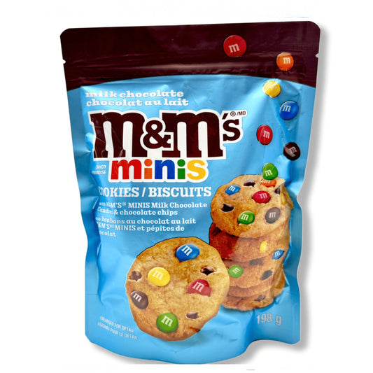 M&M's Minis Milk Chocolate Cookies 198g CANADA