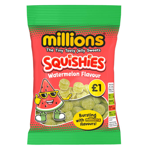 Millions Squishies Watermelon Flavour 100g UNITED KINGDOM