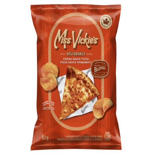 Miss Vickie's Vodka sauce pizza potato chips 53g CANADA (FDA APPROVED)