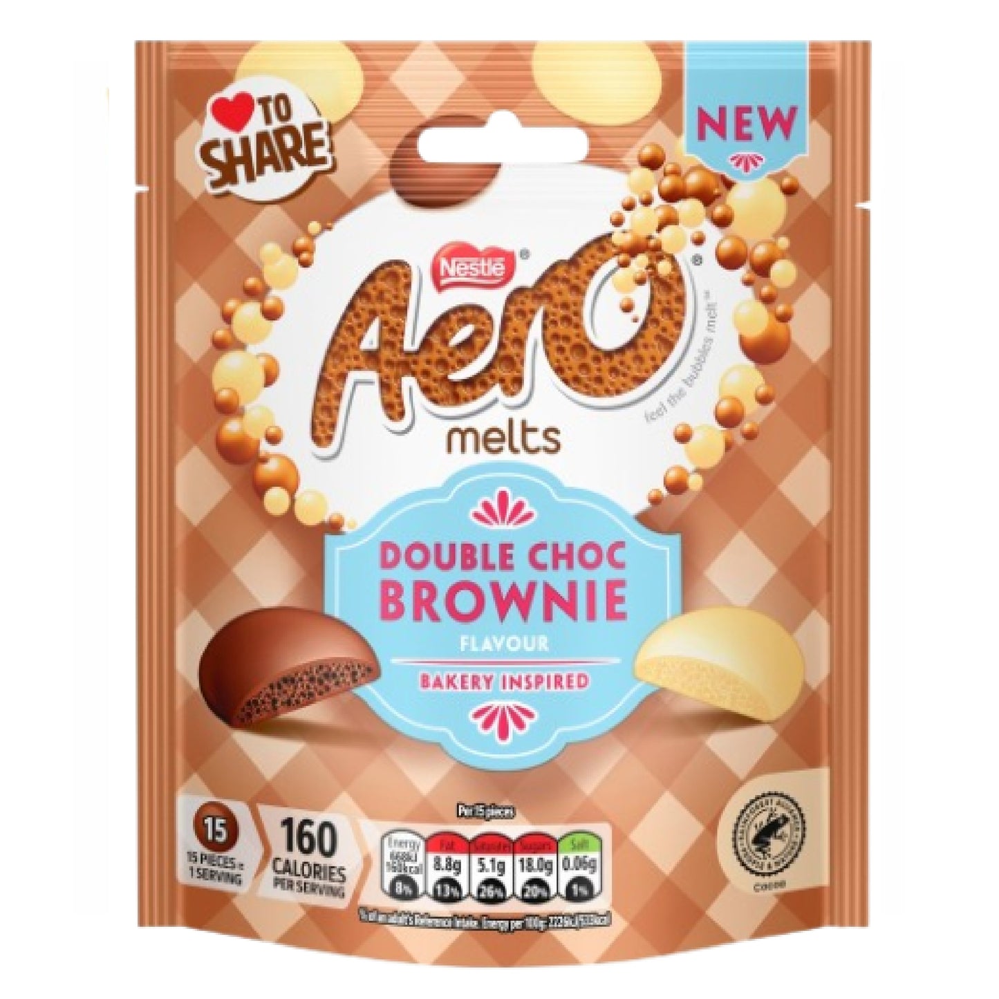Nestle Aero Melts Neapolitan Ice Cream chocolate 86g UNITED KINGDOM (FDA APPOVED)