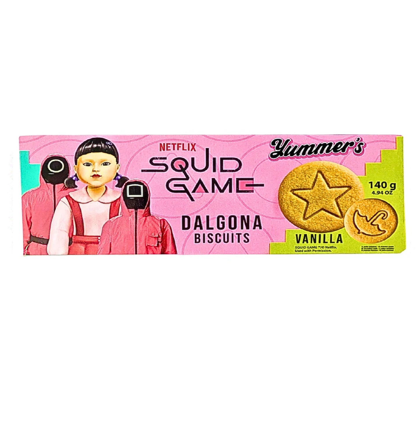 Netflix Squid Game Dalgona Vanilla biscuits 140g POLAND (FDA APPROVED)