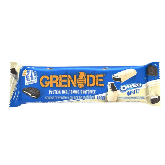 Oreo Grenade white chocolate protein bar 60g Box of 12 UNITED KINGDOM