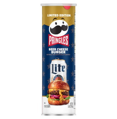 Pringles Beer Cheese Burger potato chips 158g USA (FDA APPROVED)