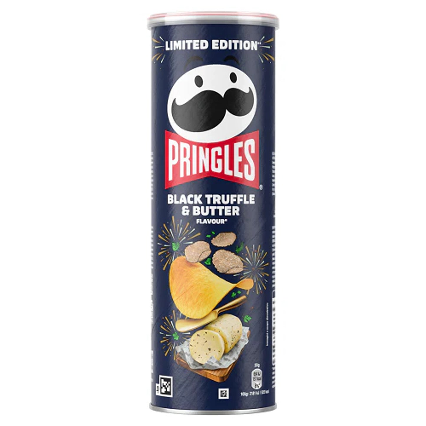 Pringles Black Truffle & Butter potato Chips 165g box of 24 BELGIUM (FDA APPROVED)