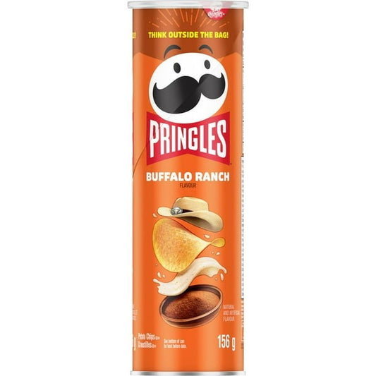 Pringles Buffalo Ranch potato chips 156g CANADA