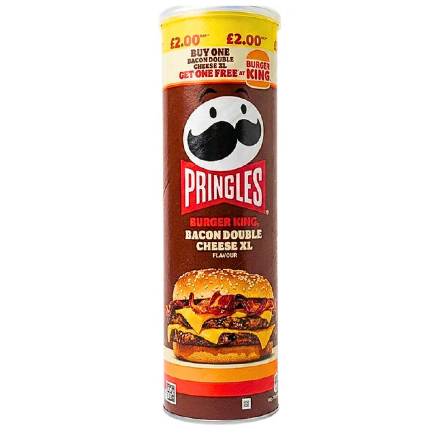 Pringles Burger King Bacon Double Cheese XL 165g UNITED KINGDOM (FDA APPROVED)