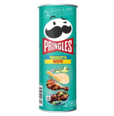 Pringles Caribbean spiced chicken Flavor potato chips 100g KOREA (FDA APPROVED)