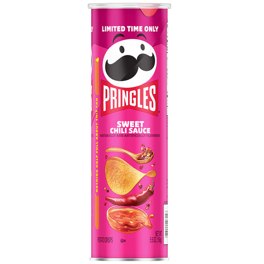 Pringles sweet chili sauce potato chips 131g CANADA (FDA APPROVED)