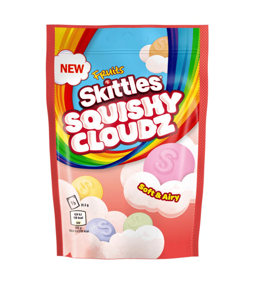 Skittles Squishy cloudz fruits 94g UNITED KINGDOM