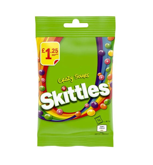 Skittles crazy sours 109g UNITED KINGDOM