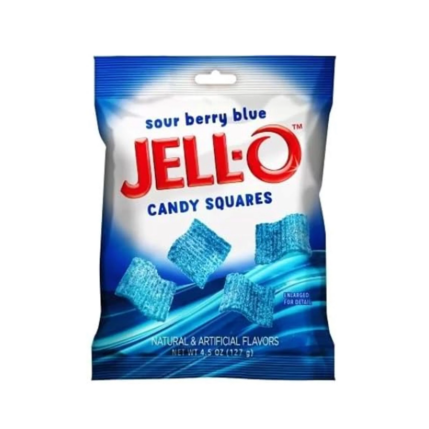 Jell-O Sour berry blue	127g - Canada (FDA NOT APPROVED)
