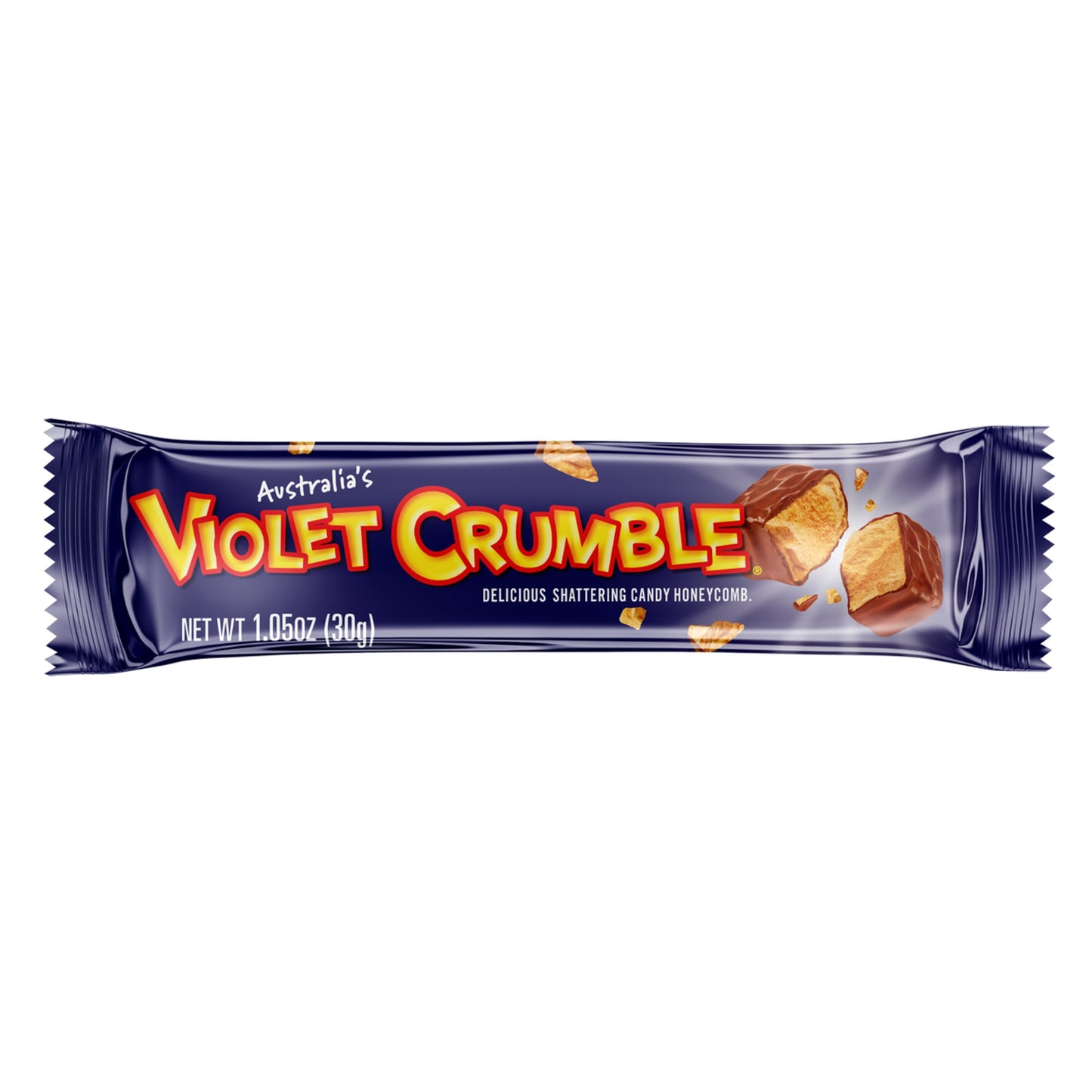 Violet crumble chocolate bar 30g Box of 20 AUSTRALIA