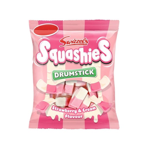 Squashies Drumstick Strawberry & Cream 140g UNITED KINGDOM